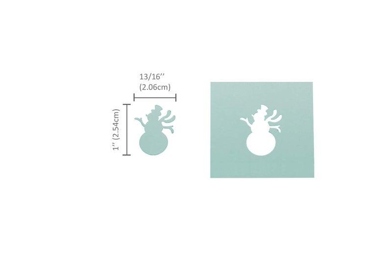 Bira Craft 1 inch Snowman 2 Lever Action Craft Punch for Paper Crafting Scrapbooking - Image 2